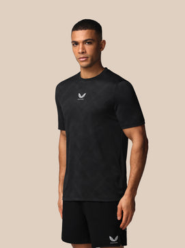 Hombre Apex Engineered Camisa de Manga Corta - Negro