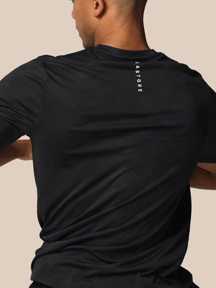 Hombre Apex Engineered Camisa de Manga Corta - Negro