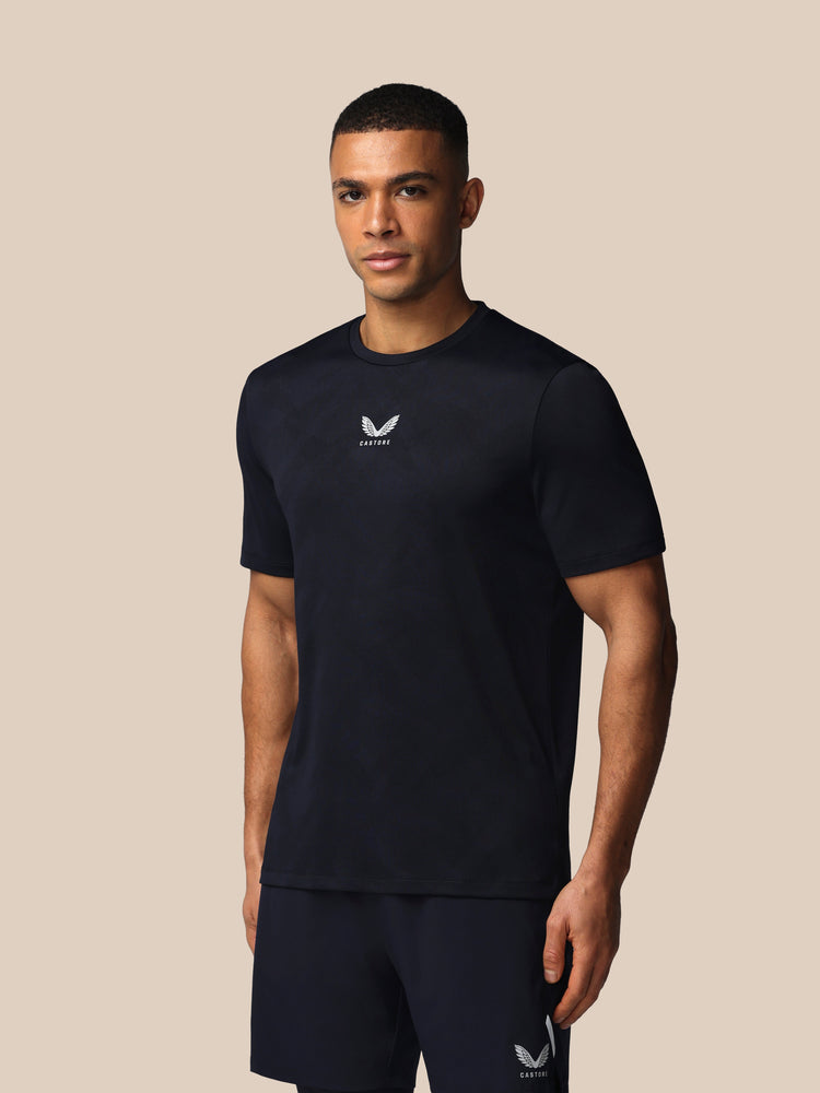 Hombre Apex Engineered Camisa de Manga Corta - Azul Marino