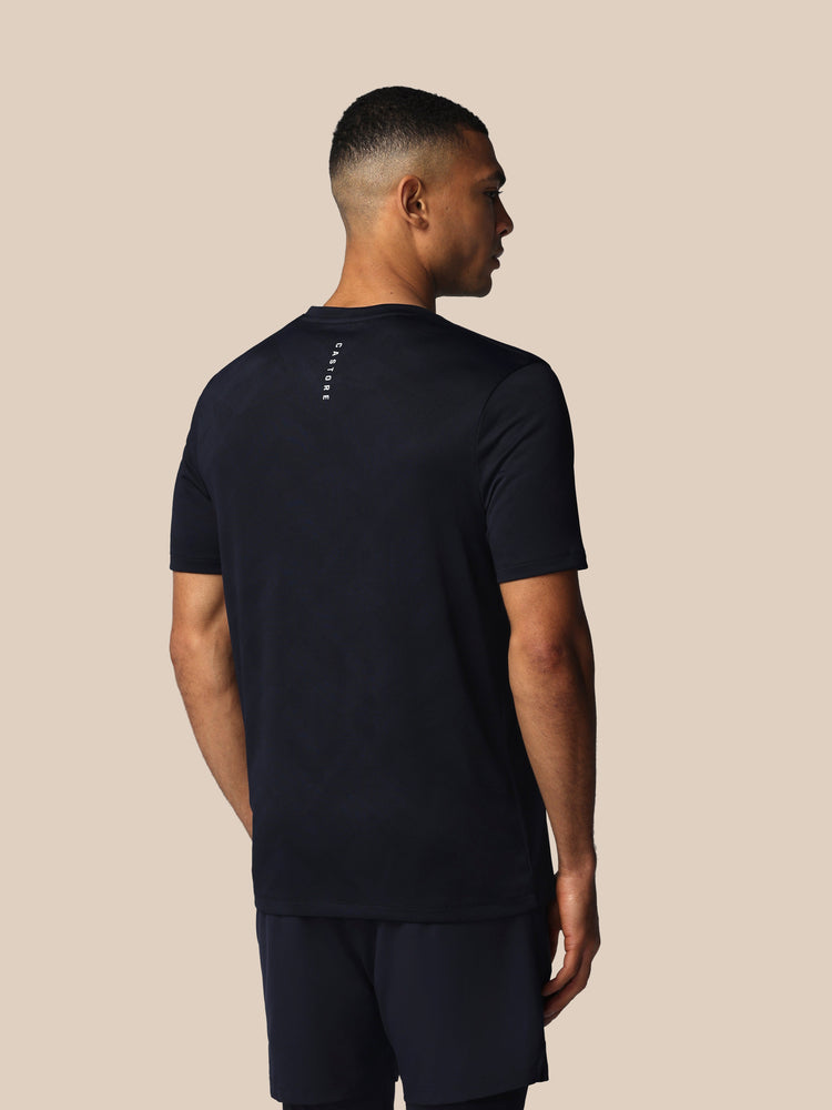 Hombre Apex Engineered Camisa de Manga Corta - Azul Marino
