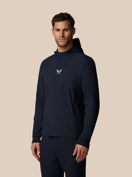 Hombre Golf Performance Sudadera con Capucha - Azul Marino