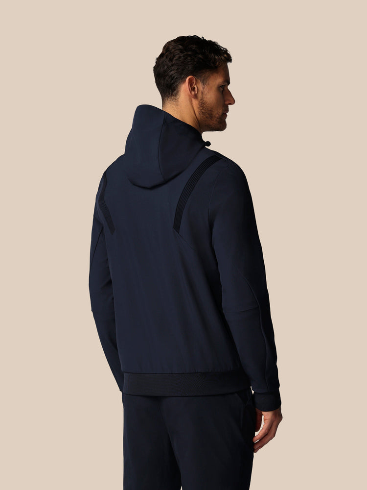 Hombre Golf Performance Sudadera con Capucha - Azul Marino