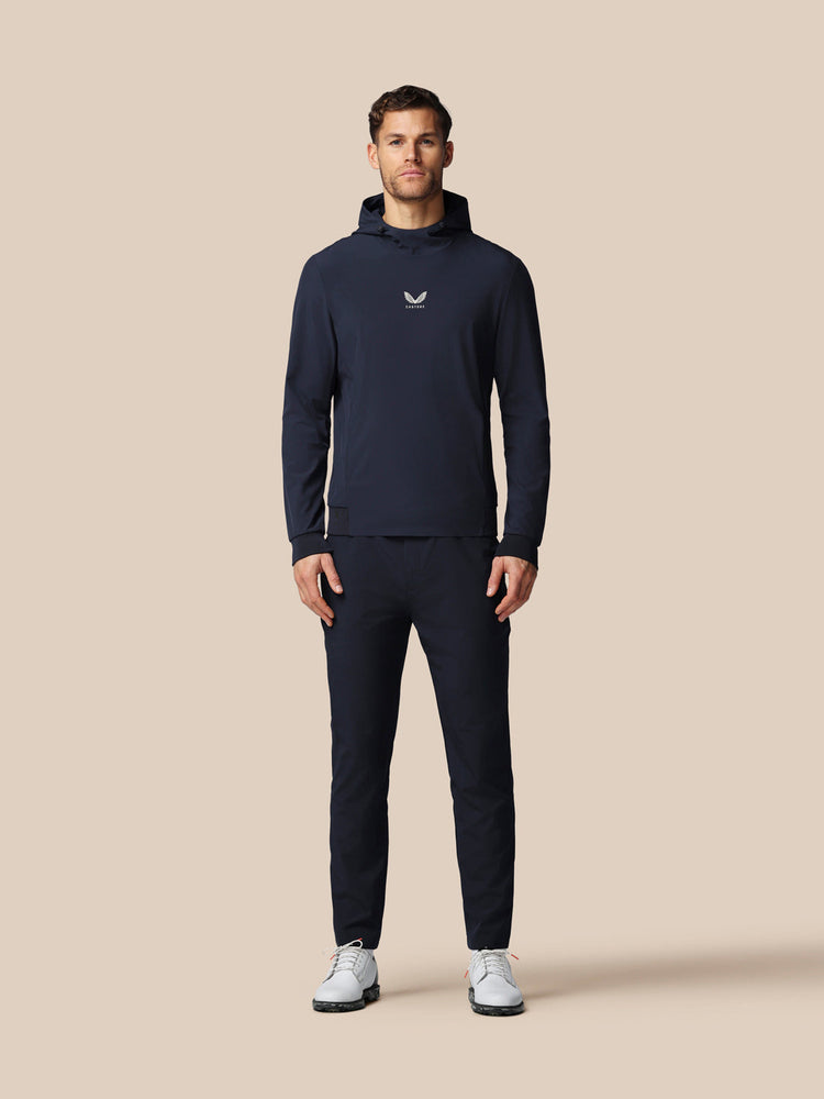 Hombre Golf Performance Sudadera con Capucha - Azul Marino