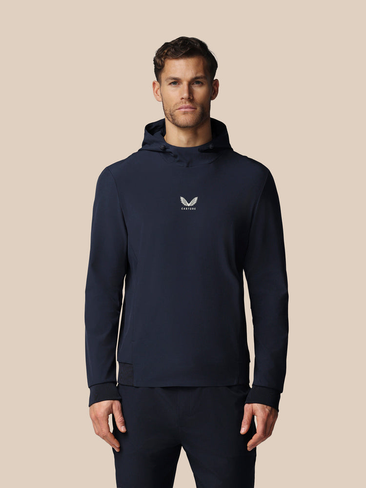 Hombre Golf Performance Sudadera con Capucha - Azul Marino