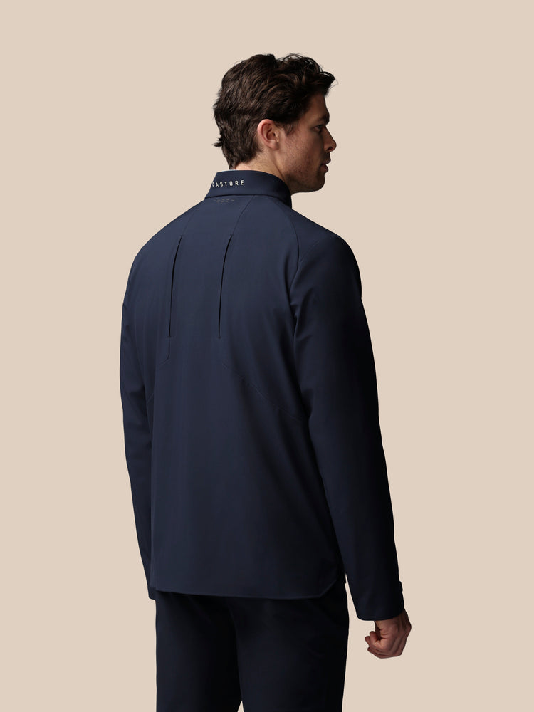 Hombre Golf LVS Chaqueta Tejida - Azul Marino