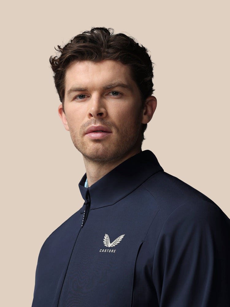 Hombre Golf LVS Chaqueta Tejida - Azul Marino