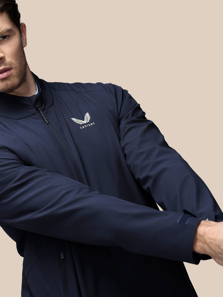 Hombre Golf LVS Chaqueta Tejida - Azul Marino