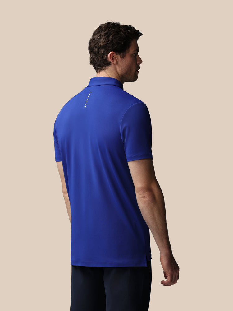 Hombre Golf Essential Polo de Manga Corta - Azul