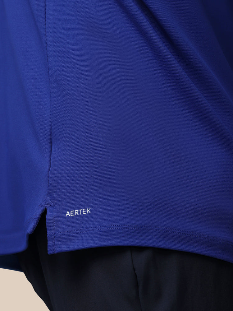Hombre Golf Essential Polo de Manga Corta - Azul