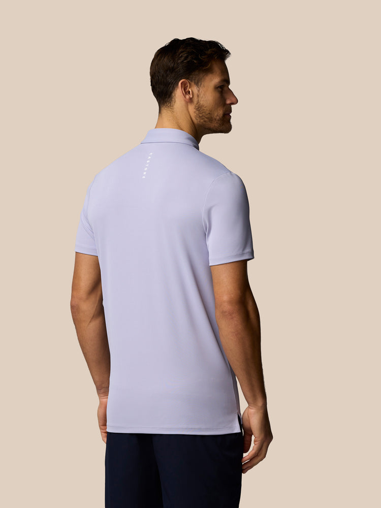 Hombre Golf Essential Polo de Manga Corta - Lavanda
