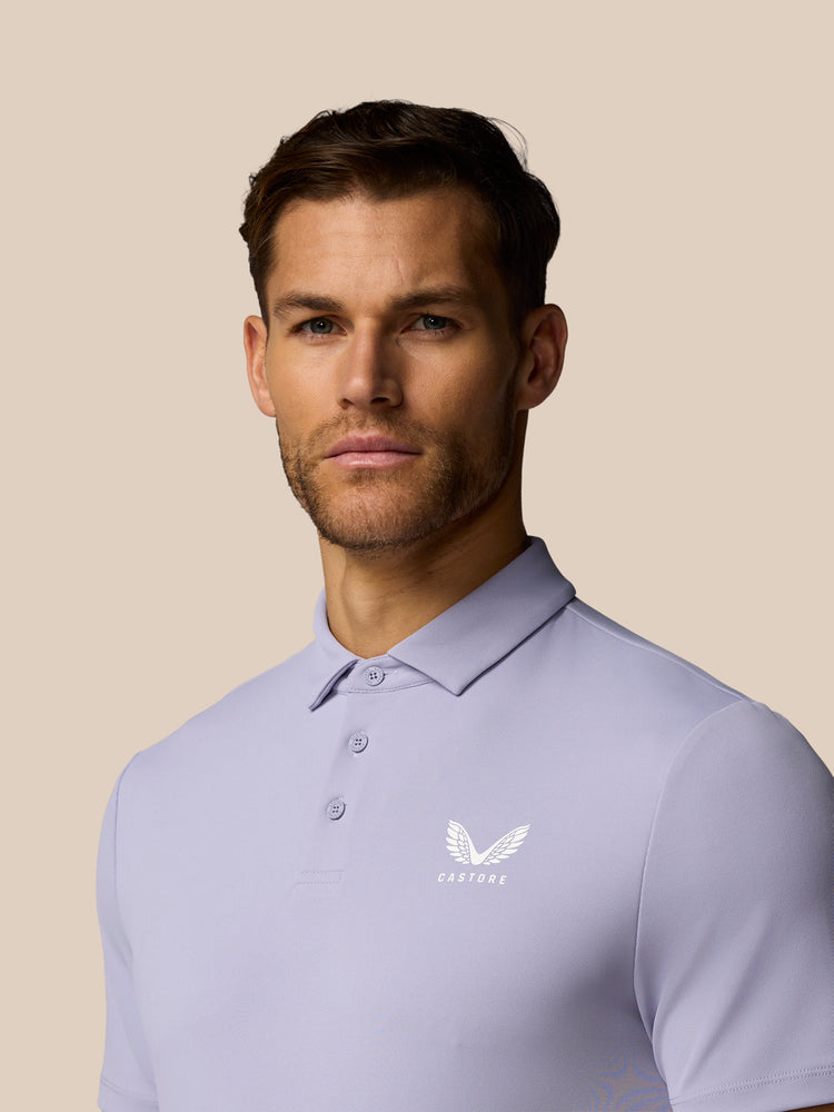 Hombre Golf Essential Polo de Manga Corta - Lavanda
