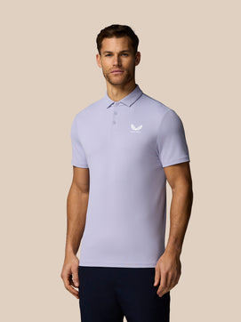 Hombre Golf Essential Polo de Manga Corta - Lavanda