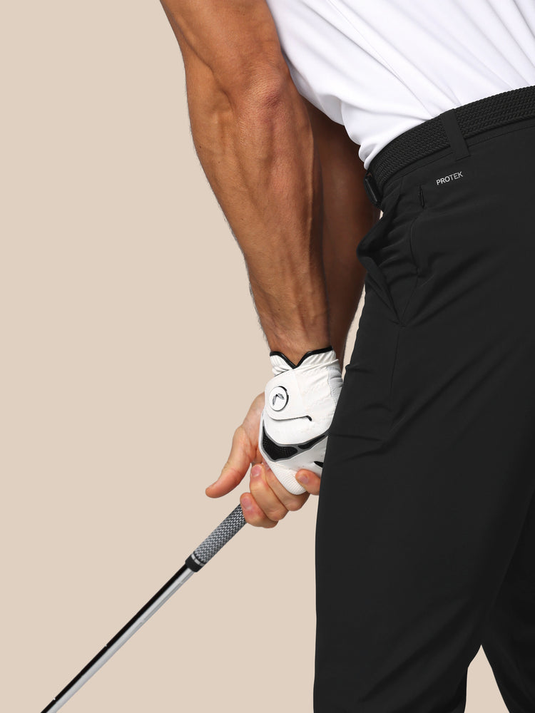 Hombre Golf Pantalones - Negro