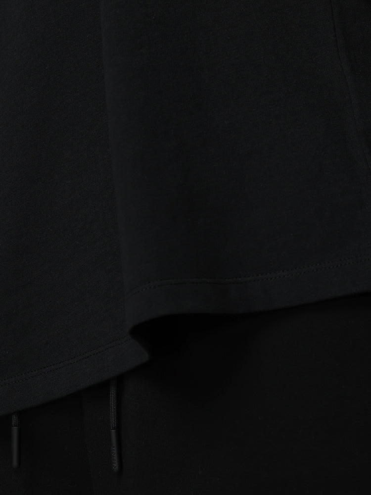 Hombre Adapt Cotton Camisa Holgada de Manga Corta - Negro