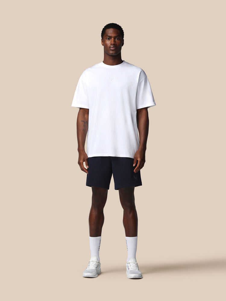 Hombre Adapt Cotton Camisa Holgada de Manga Corta - Blanco