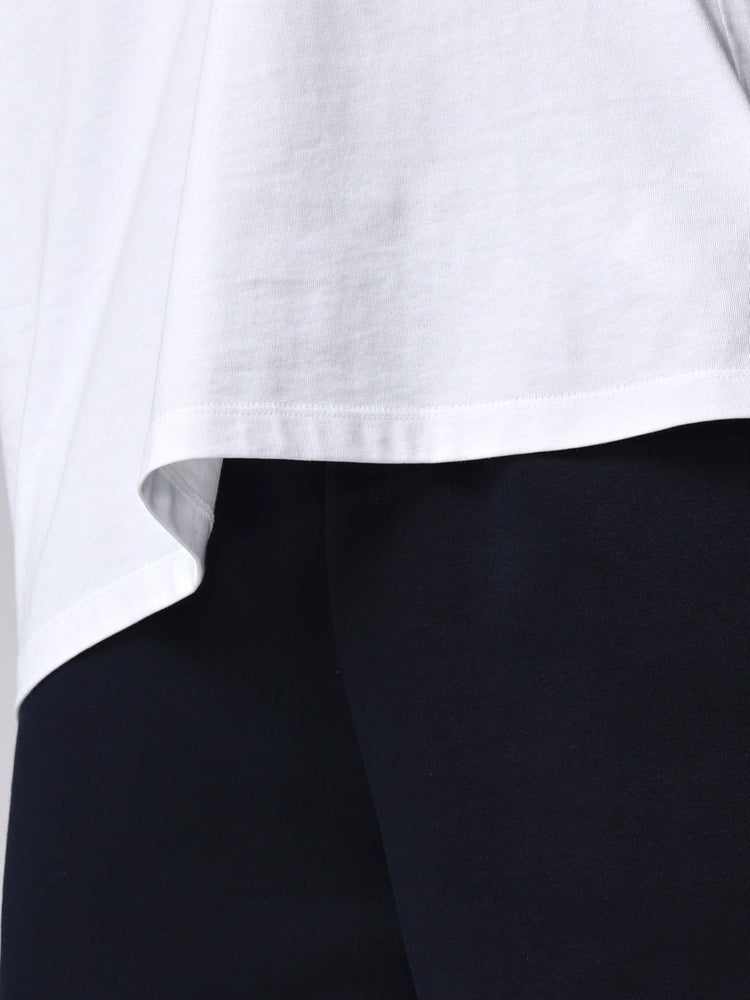 Hombre Adapt Cotton Camisa Holgada de Manga Corta - Blanco