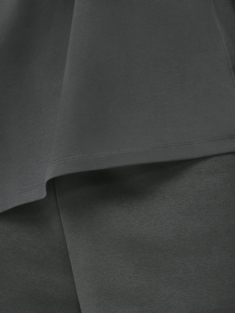 Hombre Adapt Cotton Camisa Holgada de Manga Corta - Gunmetal