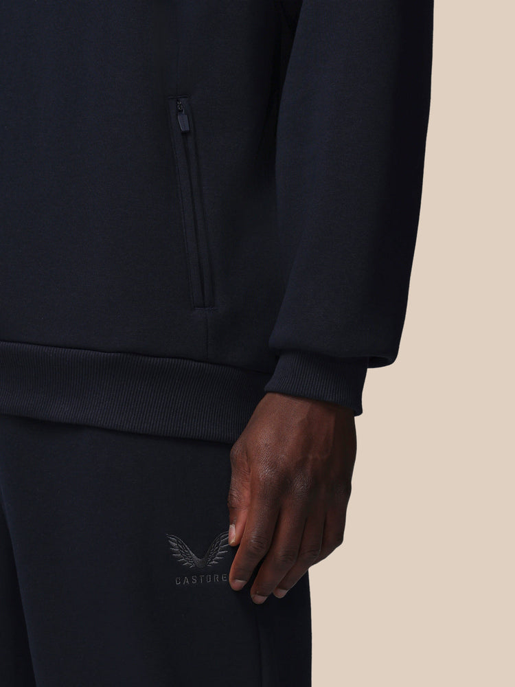 Hombre Adapt Cotton Fleece Sudadera de Manga Larga - Azul Marino