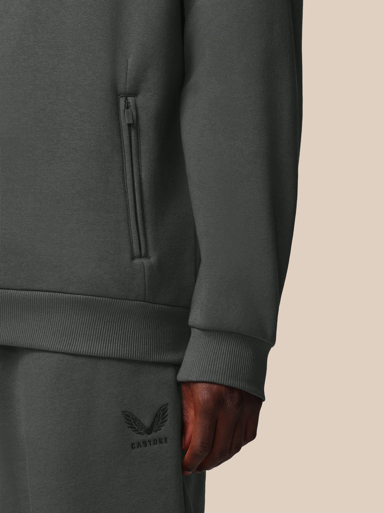 Hombre Adapt Cotton Fleece Sudadera de Manga Larga - Gunmetal