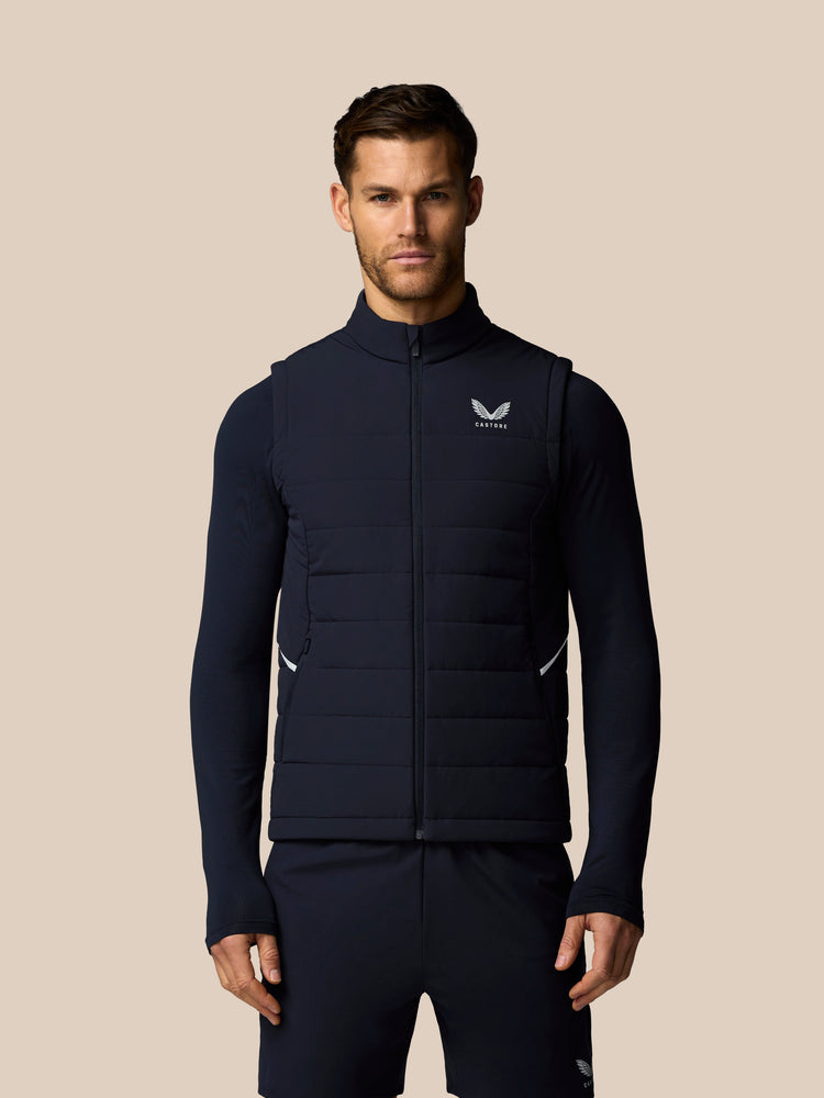 Hombre Apex Chaleco de Entrenamiento - Azul Marino