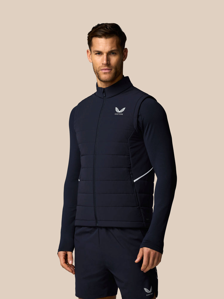 Hombre Apex Chaleco de Entrenamiento - Azul Marino