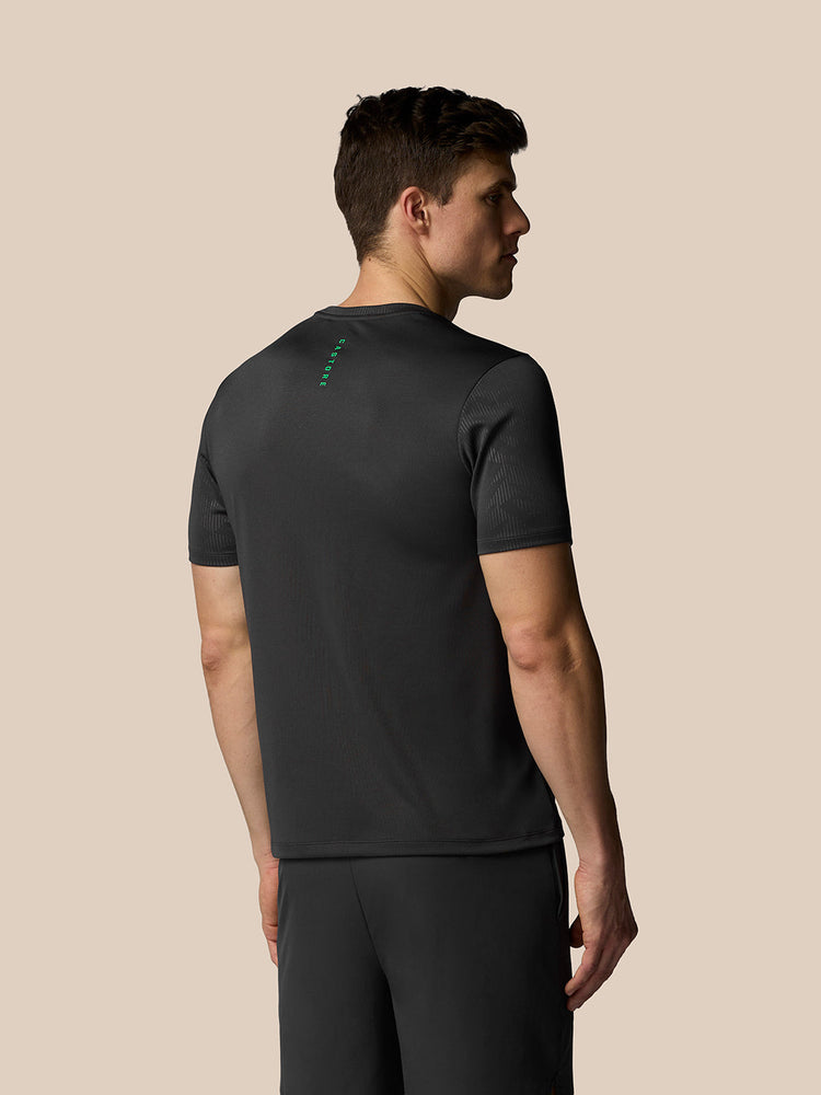 Hombre Adapt Camiseta de Manga Corta con Estampado Integral - Gunmetal