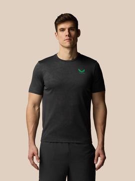 Hombre Adapt Camiseta de Manga Corta con Estampado Integral - Gunmetal
