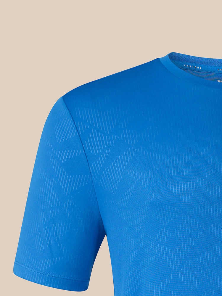 Hombre Adapt Camiseta con estampado integral - Azul