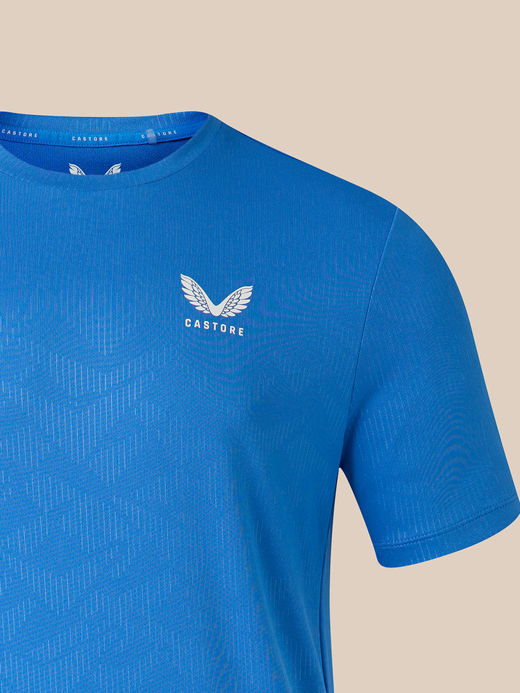 Hombre Adapt Camiseta con estampado integral - Azul