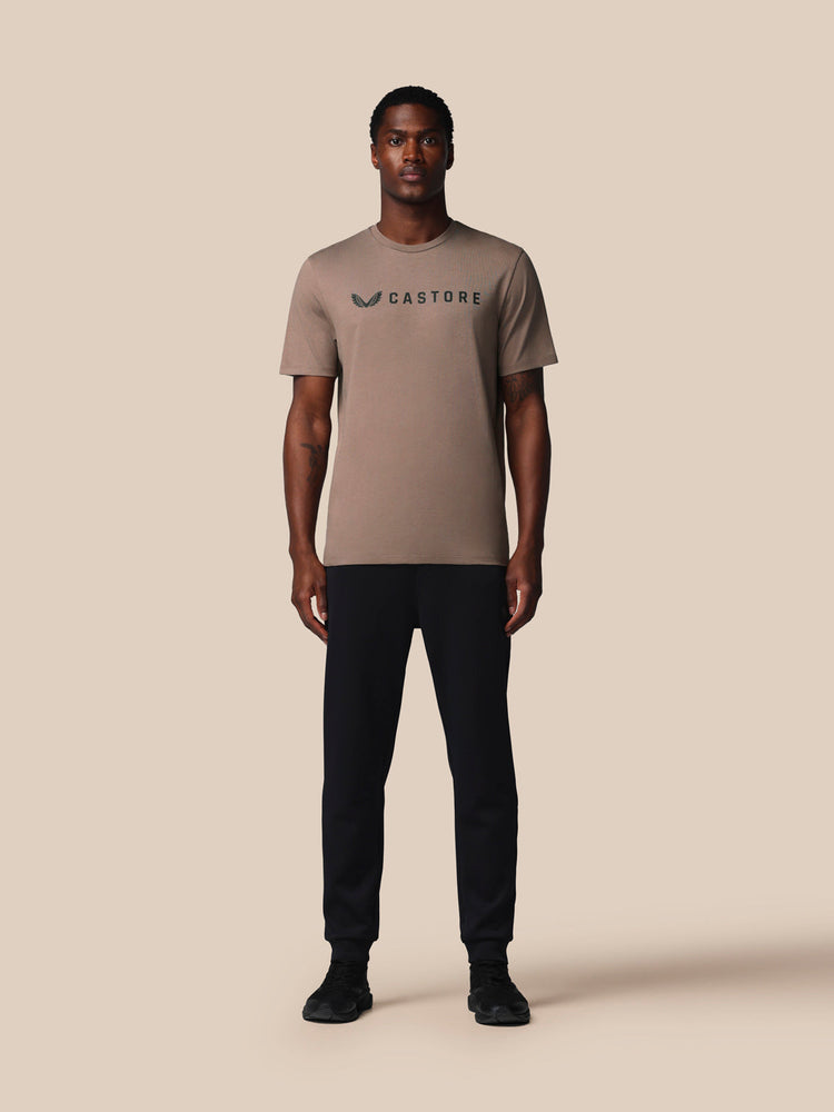 Hombre Adapt Camiseta Gráfica de Manga Corta - Deep Taupe