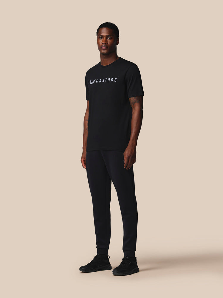 Hombre Adapt Camiseta Gráfica de Manga Corta - Castore Negro