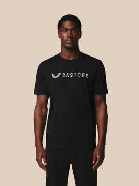Hombre Adapt Camiseta Gráfica de Manga Corta - Castore Negro