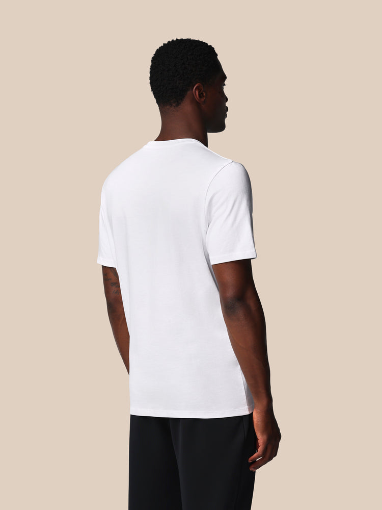 Hombre Adapt Camiseta Gráfica de Manga Corta - Castore Blanco