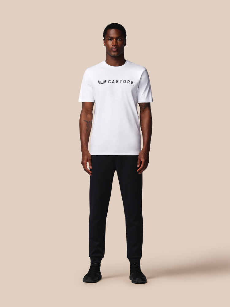 Hombre Adapt Camiseta Gráfica de Manga Corta - Castore Blanco