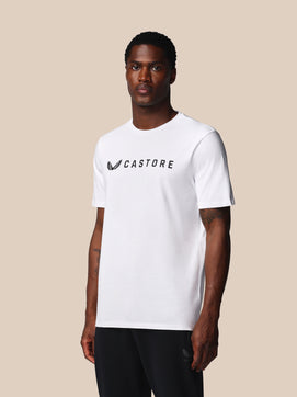 Hombre Adapt Camiseta Gráfica de Manga Corta - Castore Blanco