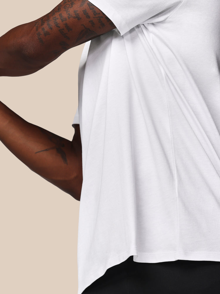 Hombre Adapt Camiseta Gráfica de Manga Corta - Castore Blanco