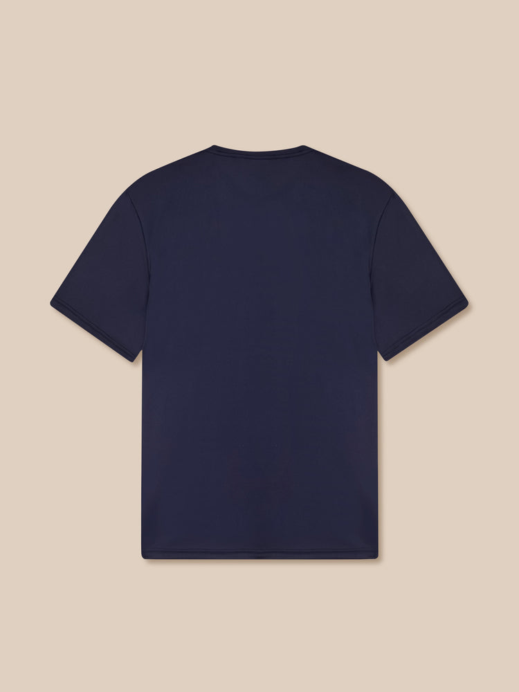 Hombre Adapt Camiseta Gráfica de Manga Corta - Azul Marino