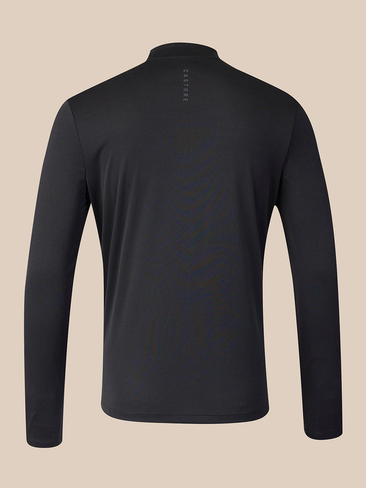 Hombre Adapt Sudadera con Cuarto de Cremallera - Negro