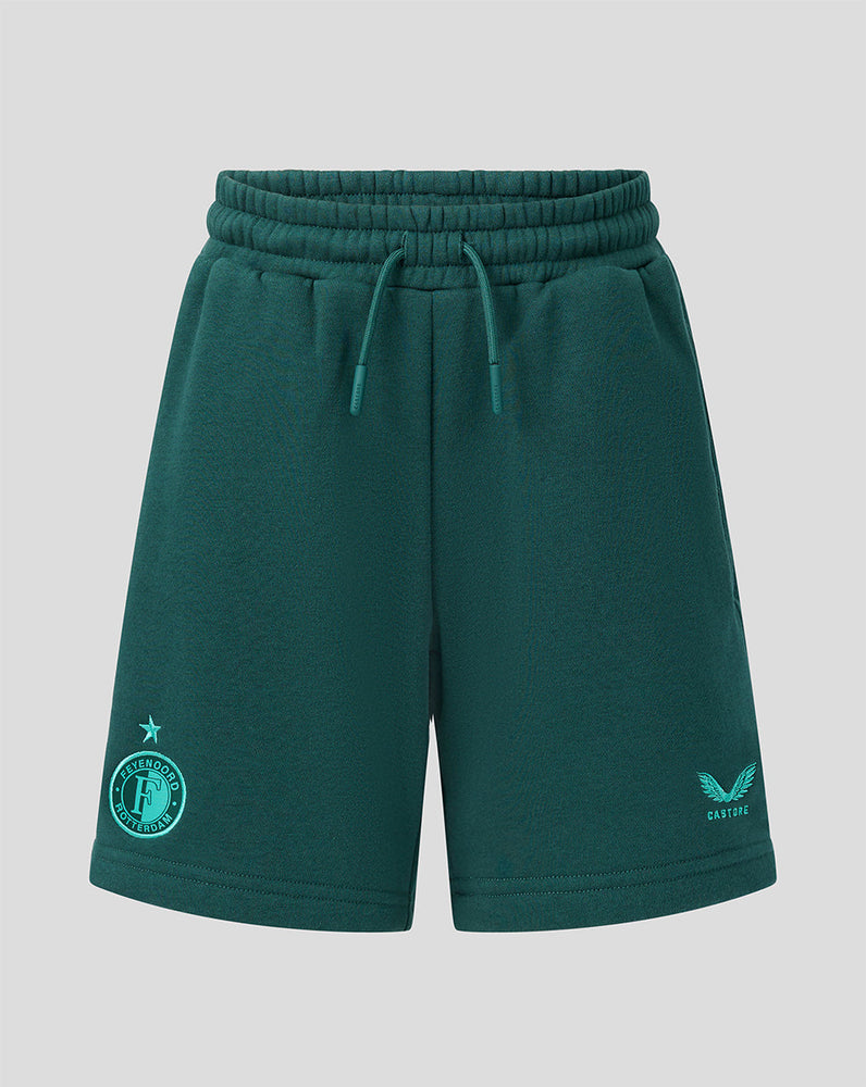 Feyenoord Travel 2026-2027 Pantalón Corto - Junior - Verde