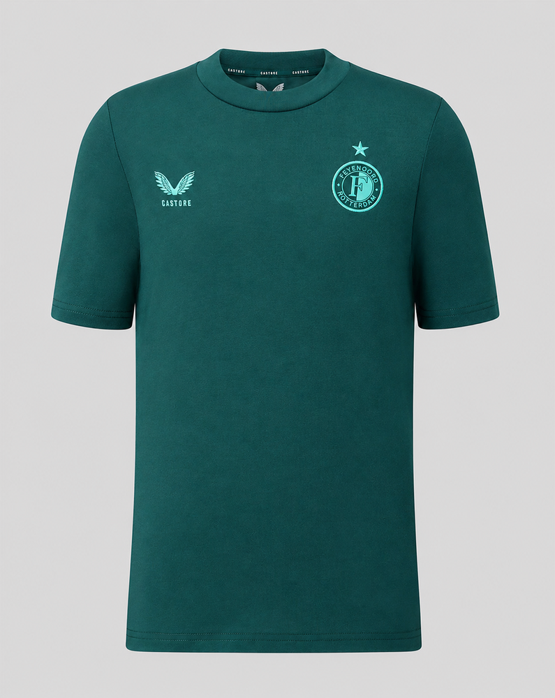 Feyenoord Travel 2026-2027 Camiseta - Junior - Verde