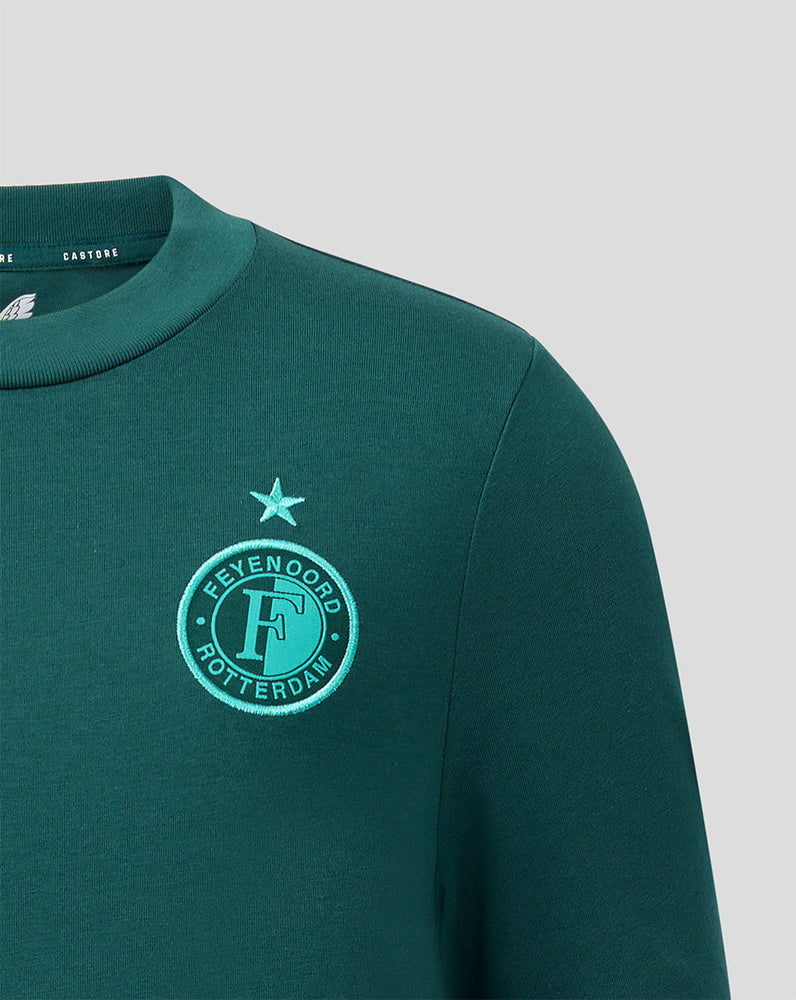 Feyenoord Travel 2026-2027 Camiseta - Junior - Verde