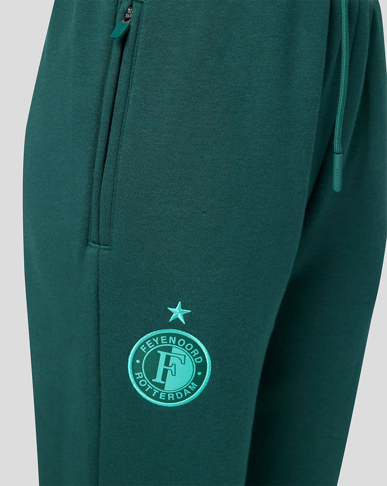 Feyenoord Travel 2026-2027 Joggers - Junior - Verde