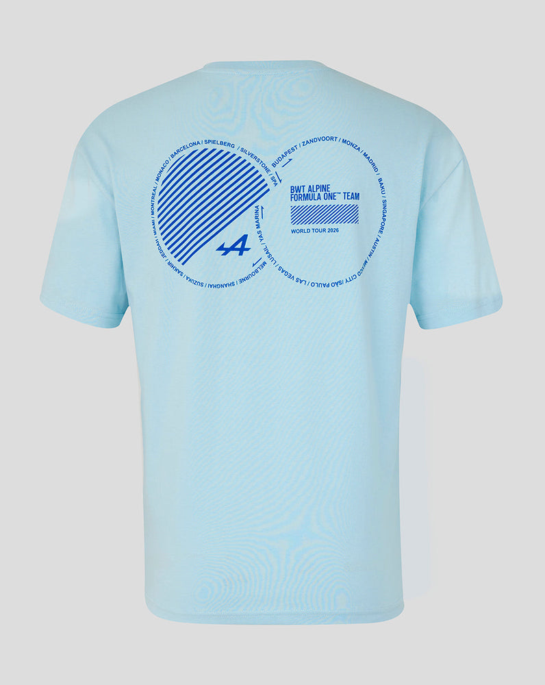BWT Alpine Unisex Relaxed Fit World Tour Camiseta – Unisex