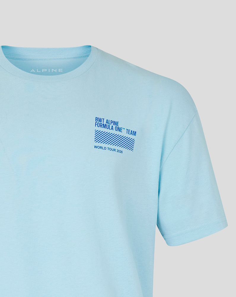 BWT Alpine Unisex Relaxed Fit World Tour Camiseta – Unisex