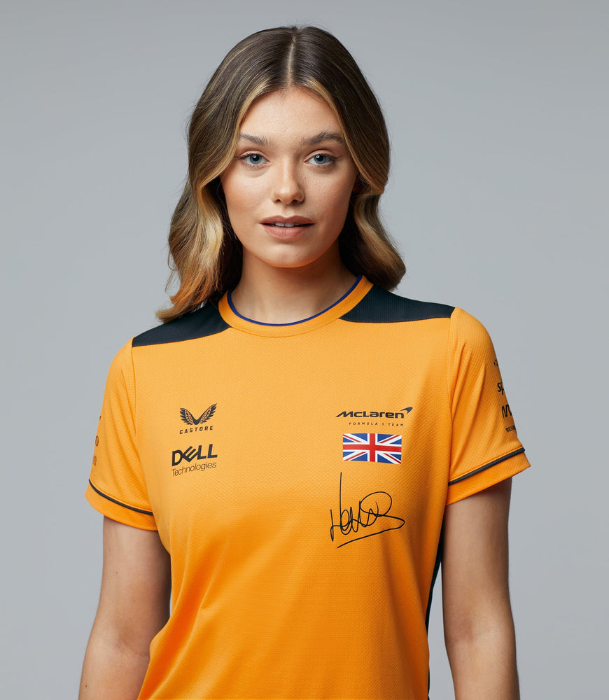 Mujer McLaren Norris Set up Camiseta - Papaya