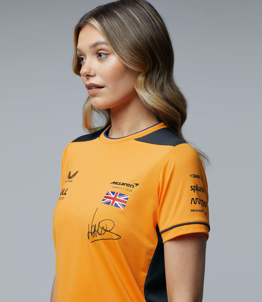 Mujer McLaren Norris Set up Camiseta - Papaya