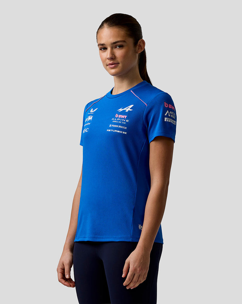 Oficial Mujer BWT Alpine Formula One Team Set Up Camiseta