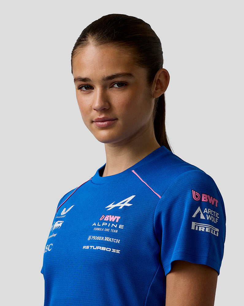 Oficial Mujer Personalizada BWT Alpine Formula One Team Set Up Camiseta