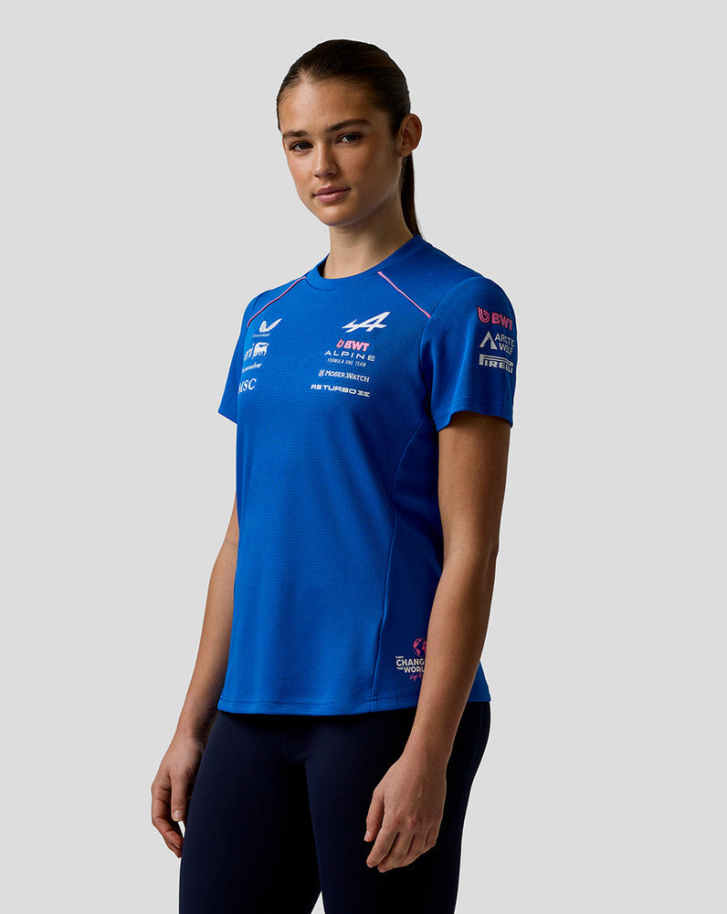 Oficial Mujer Personalizada BWT Alpine Formula One Team Set Up Camiseta