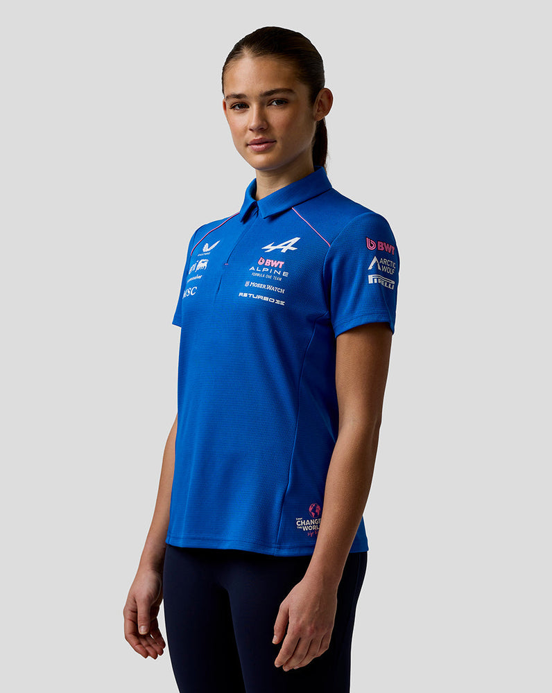 Oficial Mujer Personalizada BWT Alpine Formula One Team Polo